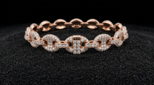 10mm gc chain with lock box full diamonds