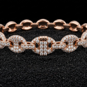 10mm gc chain with lock box full diamonds