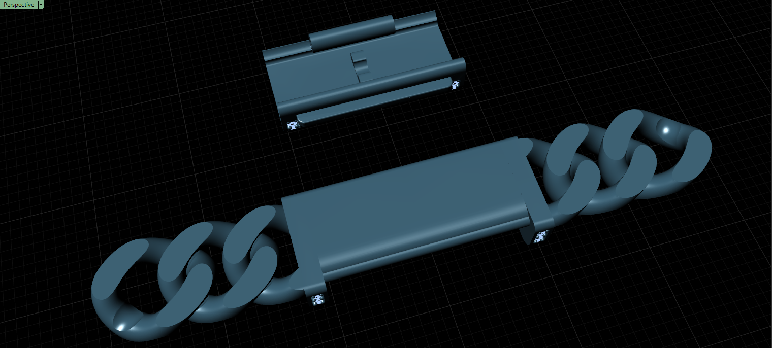 10mm plain cuban chain with lock box full diamonds 3d print model 10mm plain cuban chain with lock box full diamonds 3d print model