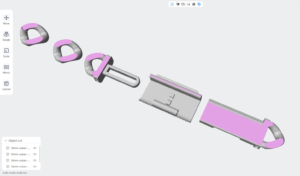10mm Plain cuban chain with lock box - CUB01 10mm plain cuban chain with lock box full diamonds 3d print model