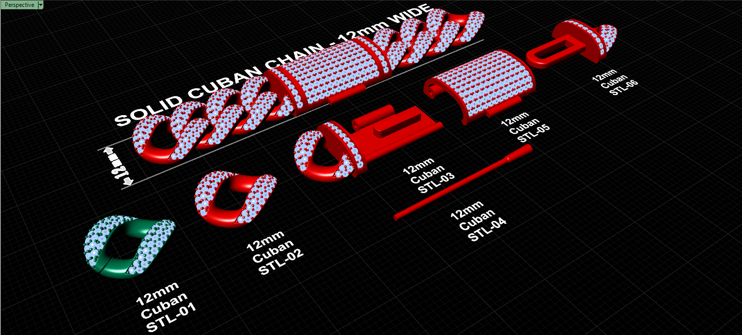 12mm cuban chain bracelet full diamond preview03 12mm cuban chain bracelet full diamond preview03