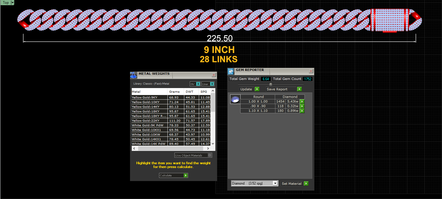 12mm cuban chain bracelet full diamond preview13 12mm cuban chain bracelet full diamond preview13