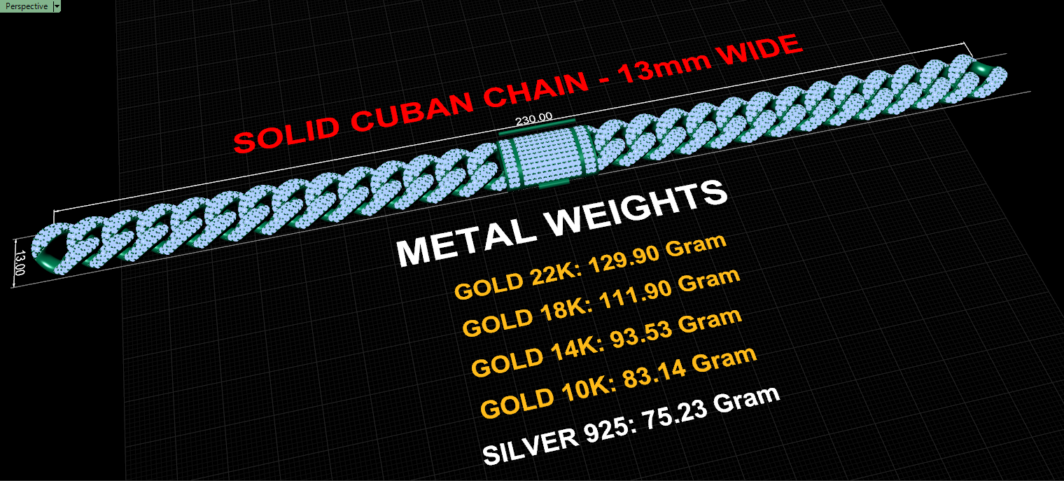 13mm cuban chain bracelet full diamond preview02 13mm cuban chain bracelet full diamond preview02