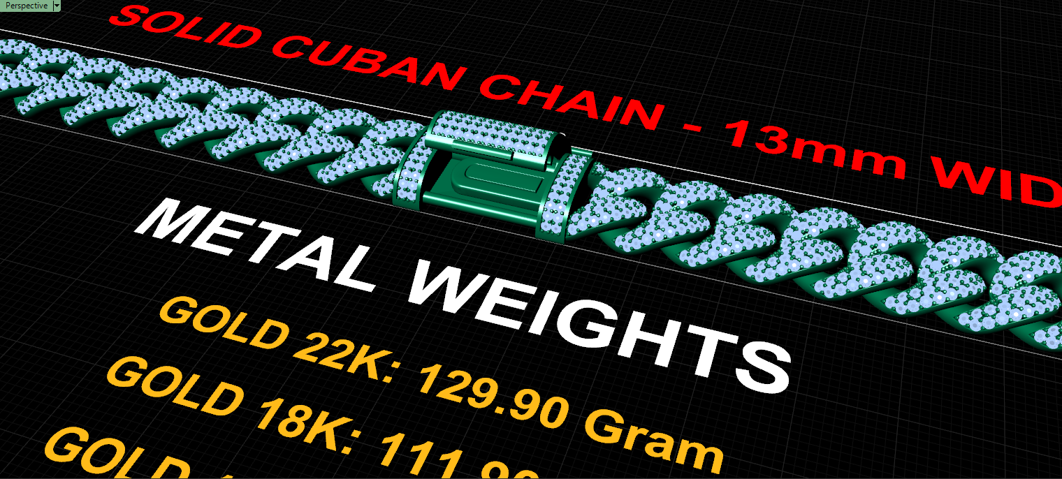 13mm cuban chain bracelet full diamond preview03 13mm cuban chain bracelet full diamond preview03