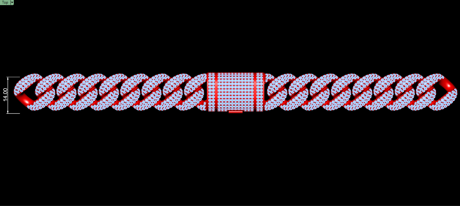 14mm cuban chain bracelet full diamond preview05 14mm cuban chain bracelet full diamond preview05