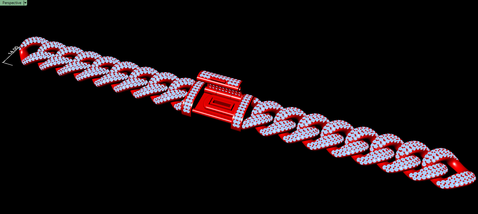 14mm cuban chain bracelet full diamond preview08 14mm cuban chain bracelet full diamond preview08