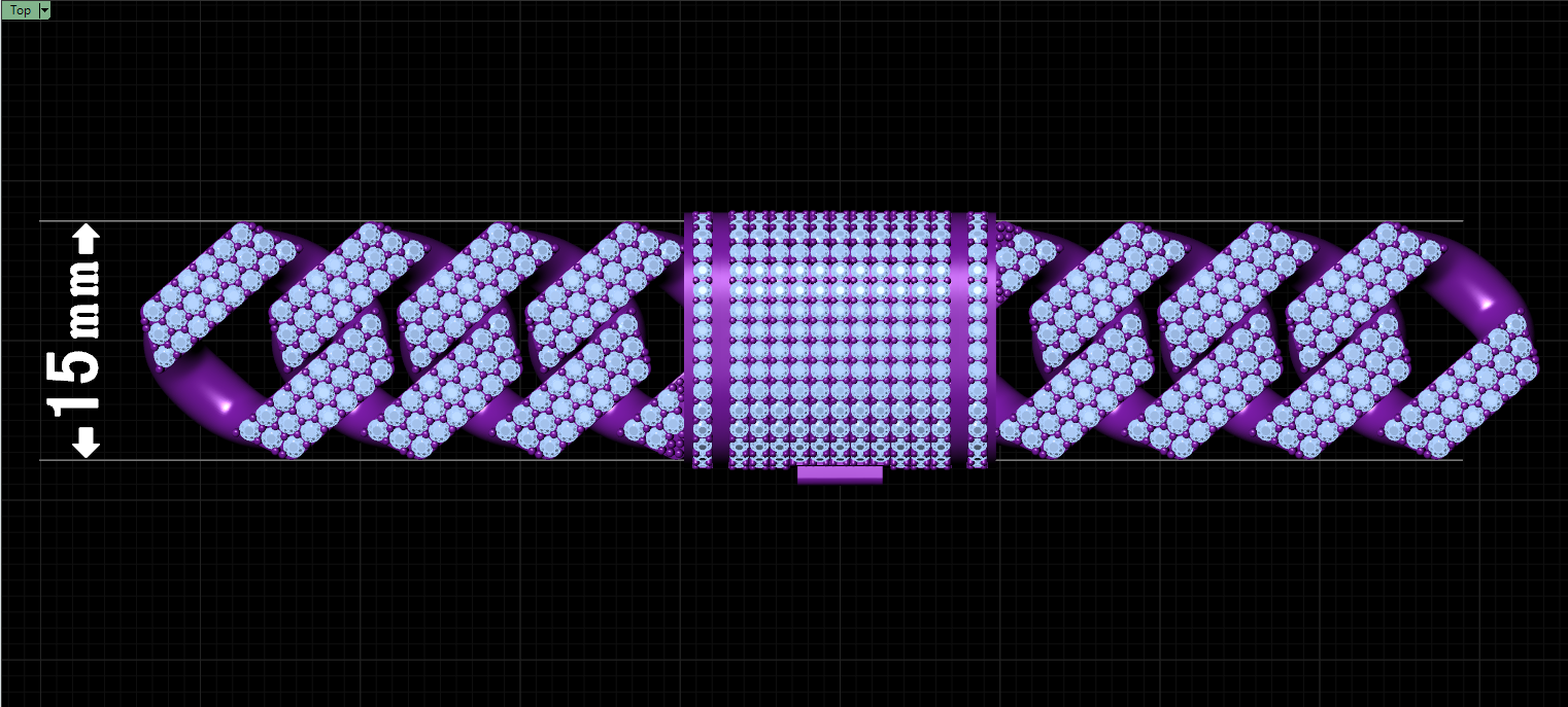 15mm cuban chain bracelet full diamond preview06 15mm cuban chain bracelet full diamond preview06