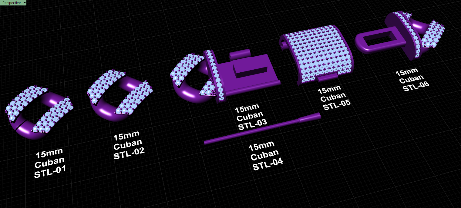 15mm cuban chain bracelet full diamond preview10 15mm cuban chain bracelet full diamond preview10