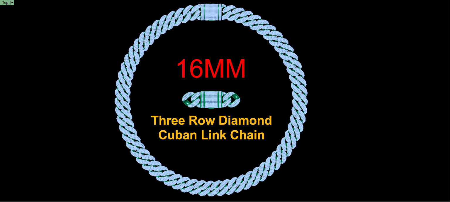 16mm cuban chain bracelet full diamond preview07 16mm cuban chain bracelet full diamond preview07