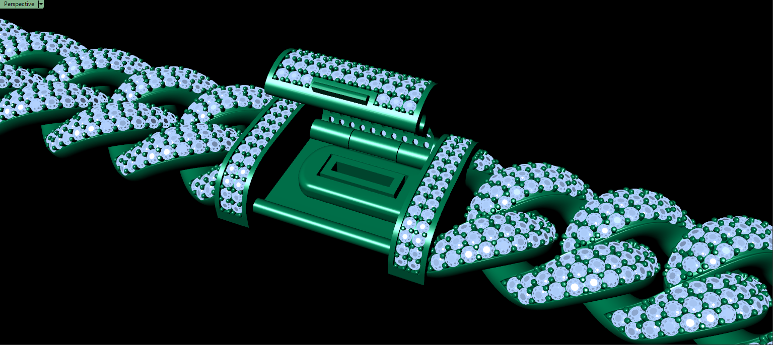 16mm cuban chain bracelet full diamond preview11 16mm cuban chain bracelet full diamond preview11