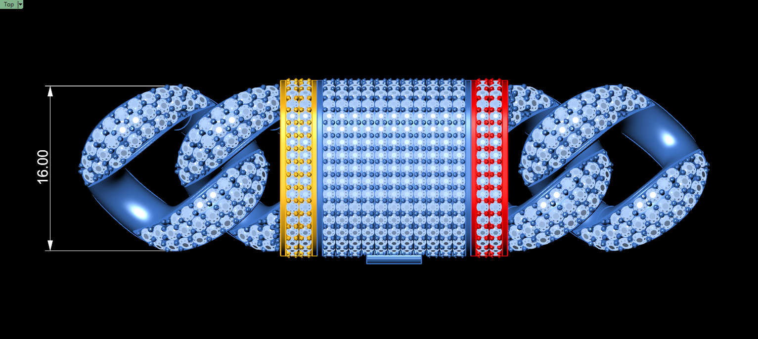 16mm cuban chain bracelet full diamond preview24 16mm cuban chain bracelet full diamond preview24
