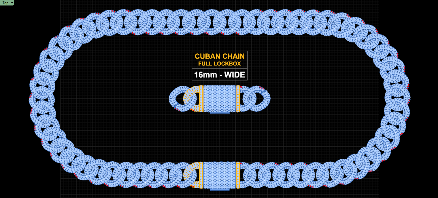 16mm cuban chain bracelet necklace full diamonds 01 16mm cuban chain bracelet necklace full diamonds 01