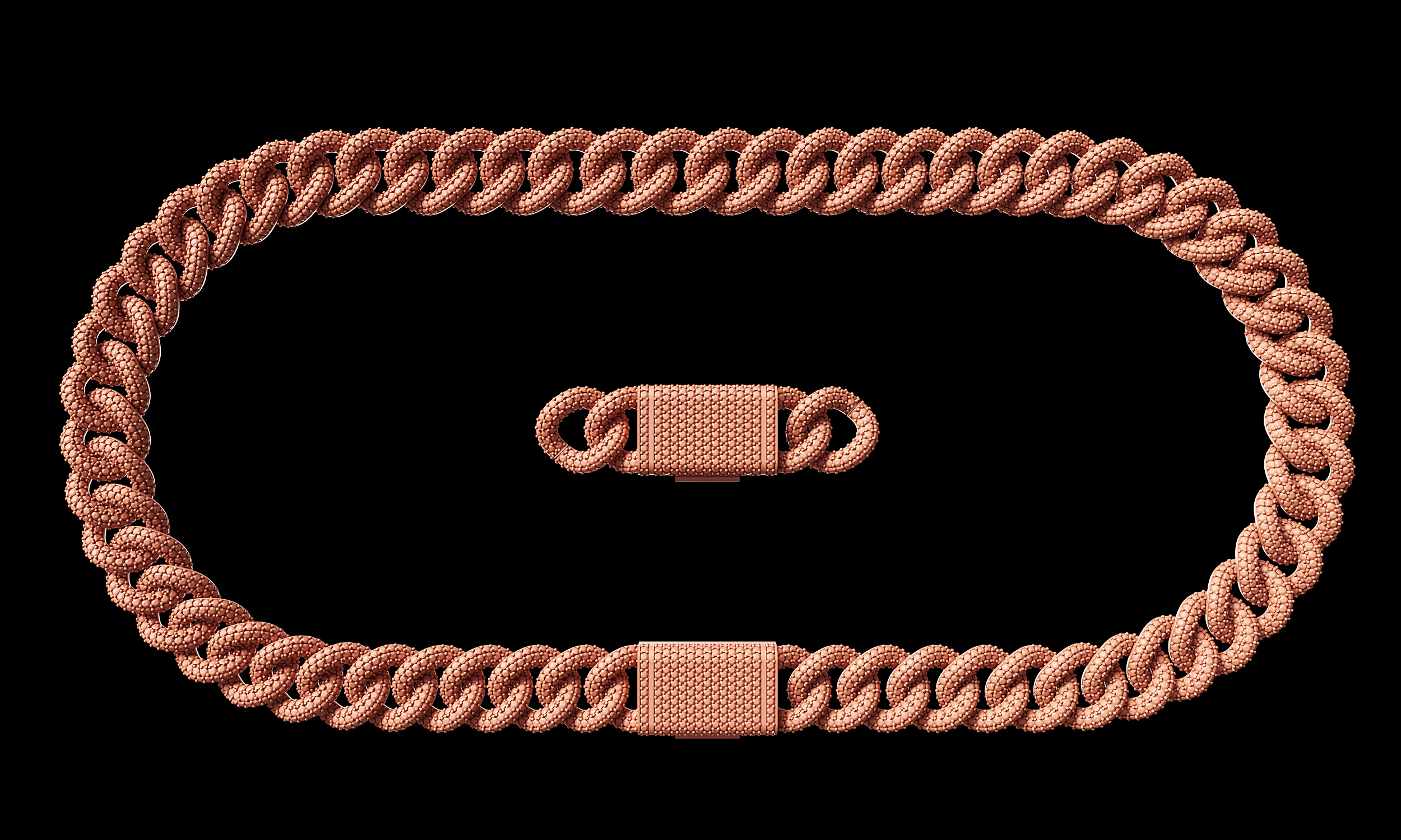 16mm cuban chain bracelet necklace full diamonds 02 16mm cuban chain bracelet necklace full diamonds 02