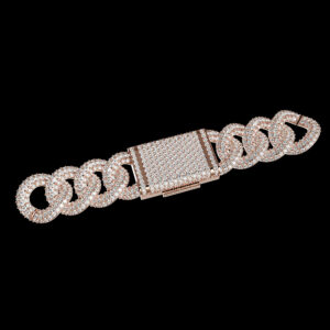 16mm cuban chain bracelet necklace full diamonds 02b