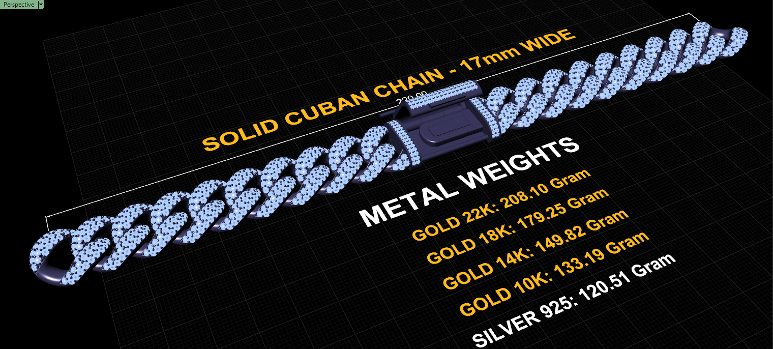 17mm cuban chain bracelet full diamond preview04 17mm cuban chain bracelet full diamond preview04