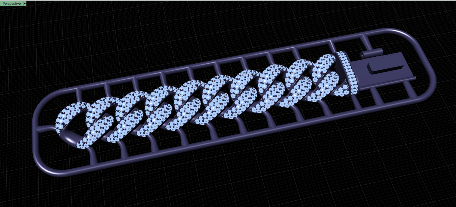 17mm cuban chain bracelet full diamond preview07 17mm cuban chain bracelet full diamond preview07