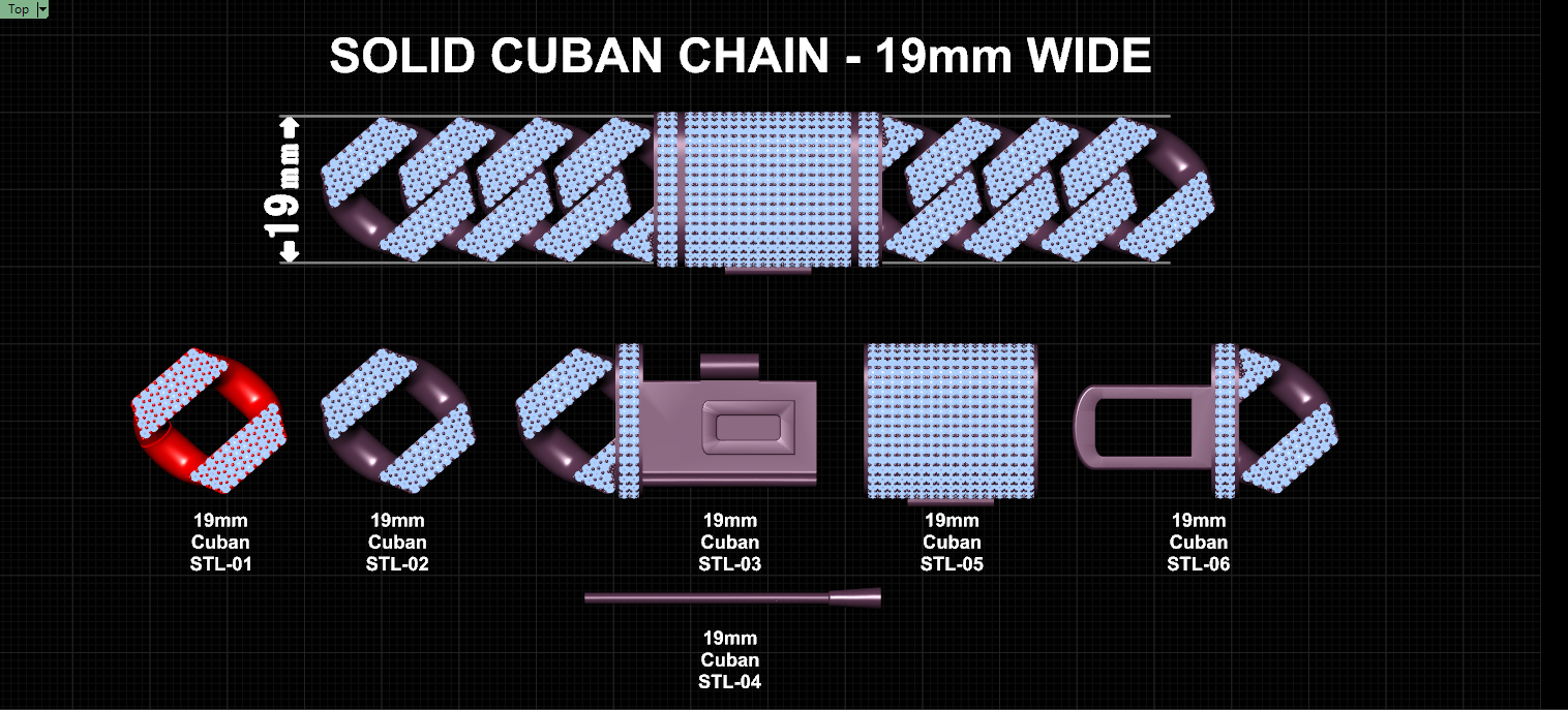 19mm cuban chain bracelet full diamond preview01 19mm cuban chain bracelet full diamond preview01