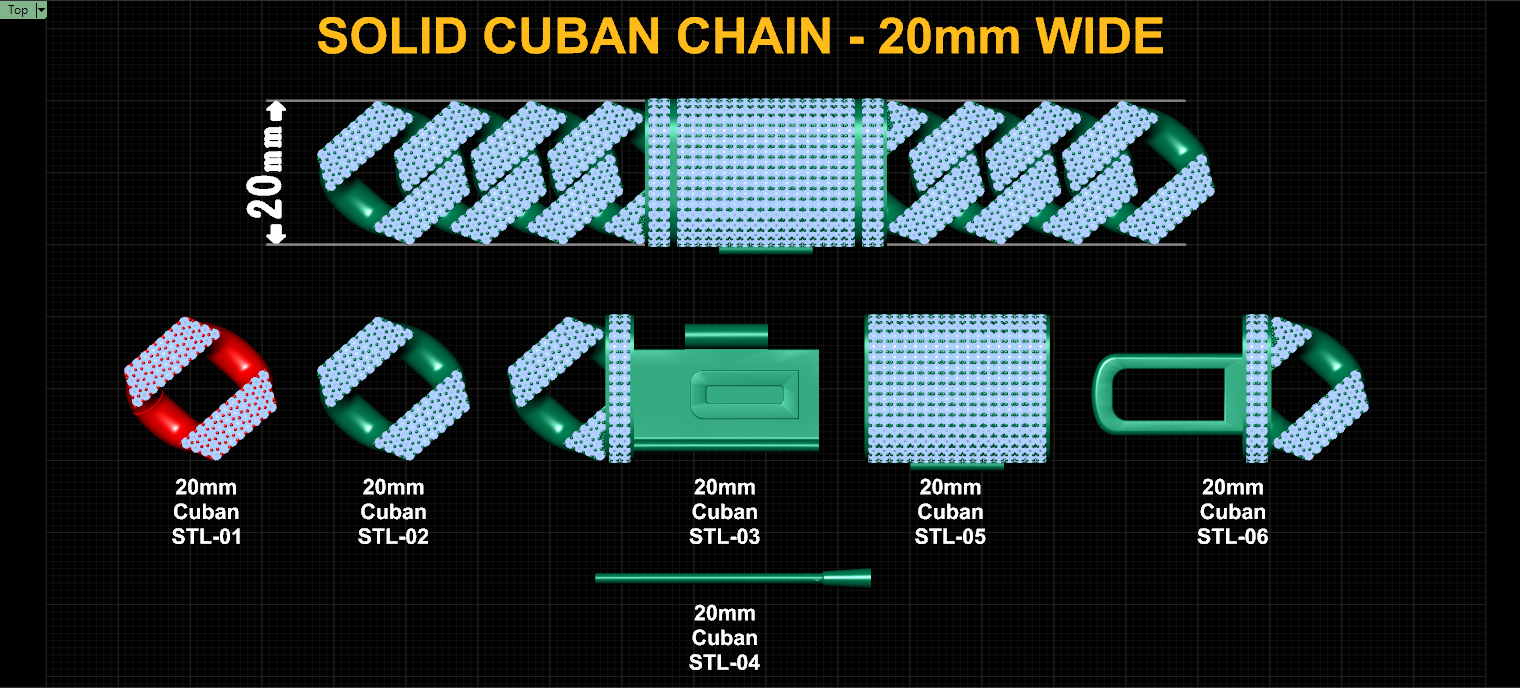 20mm cuban chain bracelet full diamond preview01 20mm cuban chain bracelet full diamond preview01