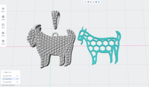 goat pendant