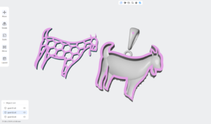 goat pendant