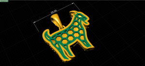 goat pendant