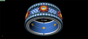inner diameter 17mm men gear ring in high