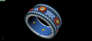 inner diameter 17mm men gear ring in high