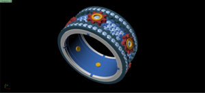 inner diameter 18mm men gear ring in high