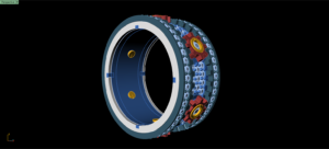 inner diameter 18mm men gear ring in high