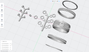 inner diameter 18mm men gear ring in high