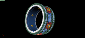 inner diameter 19mm men gear ring in high