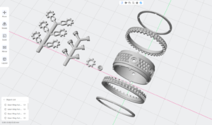 inner diameter 19mm men gear ring in high