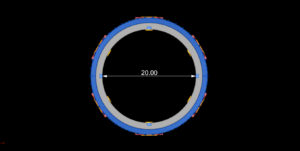 inner diameter 20 mm men gear ring in high