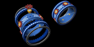 inner diameter 21mm men gear ring in high