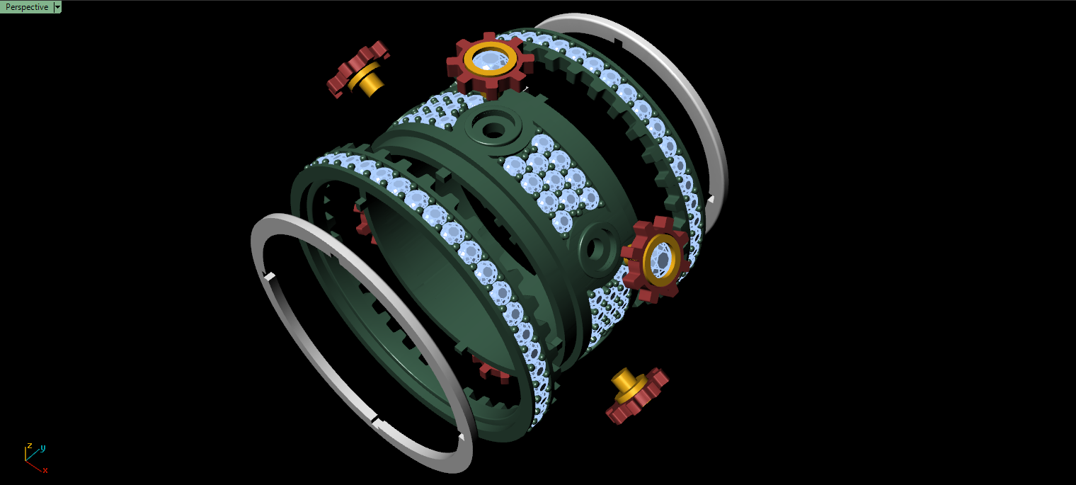 men gear ring in high size 12 us 3d print model men gear ring in high size 12 us 3d print model