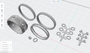 men gear ring in high size 12 us 3d print model