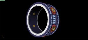 men gear ring in high size 14 us