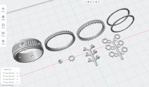 men gear ring in high size 14 us