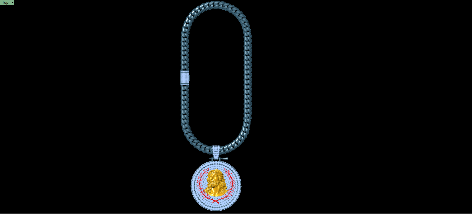 jesus pendant 3d model diamond pave medallion jesus pendant 3d model diamond pave medallion
