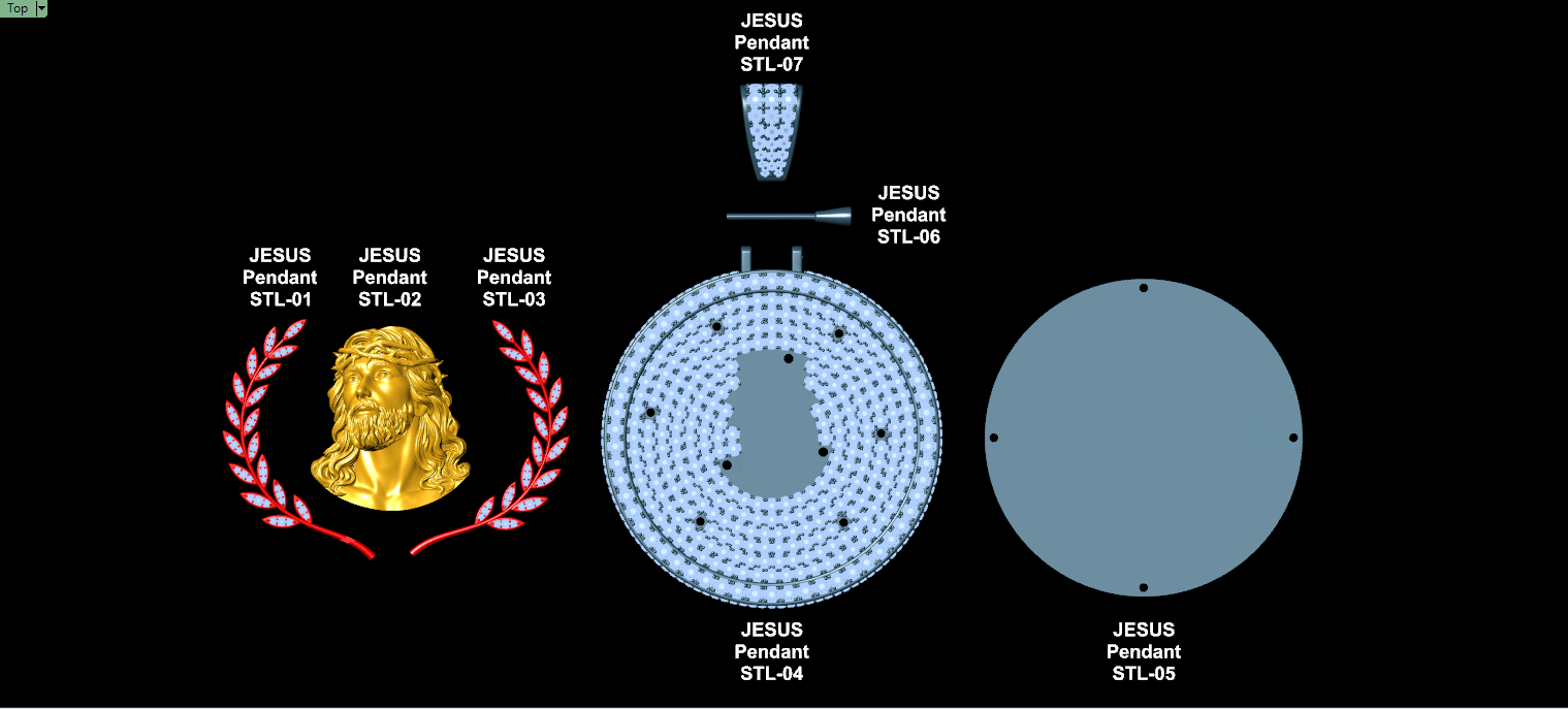 jesus pendant 3d model diamond pave medallion jesus pendant 3d model diamond pave medallion