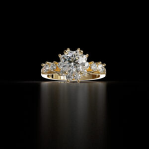 luxury engagement ring stl – sler003