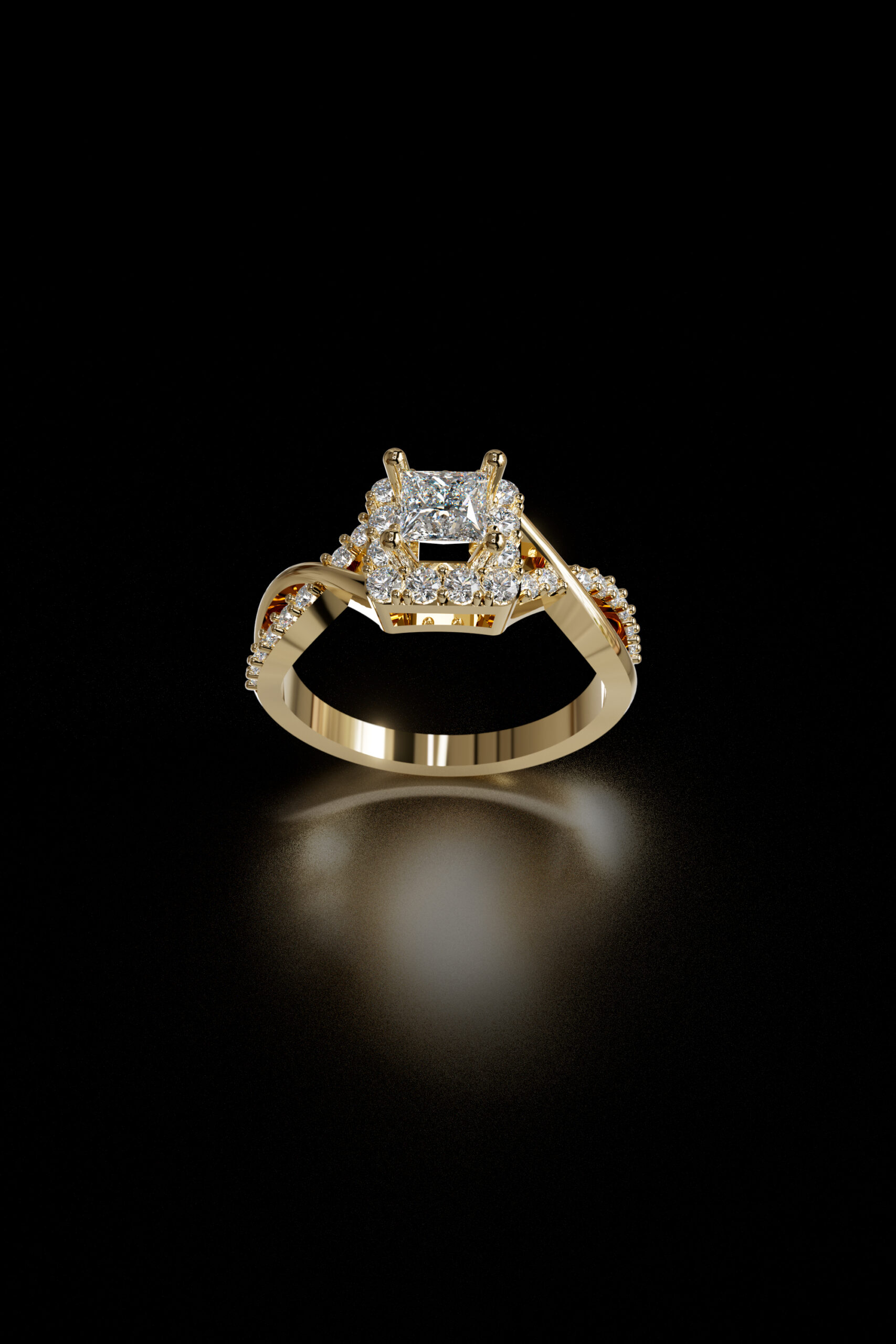 luxury engagement ring stl – sler004 luxury engagement ring stl – sler004