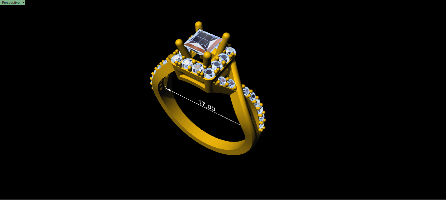 luxury engagement ring stl – sler004 luxury engagement ring stl – sler004