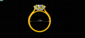 luxury engagement ring stl – sler005