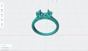luxury engagement ring stl – sler005