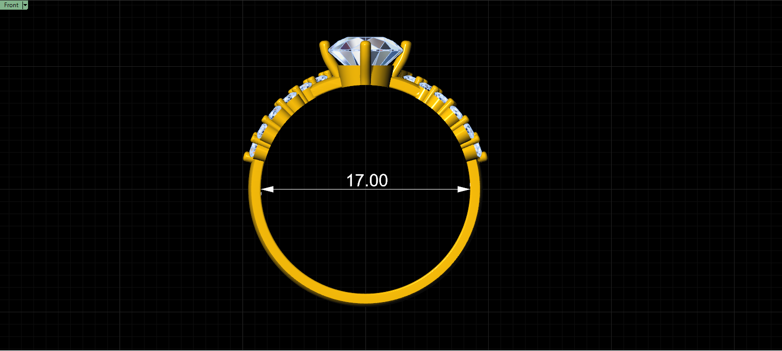 luxury engagement ring stl – sler006 luxury engagement ring stl – sler006