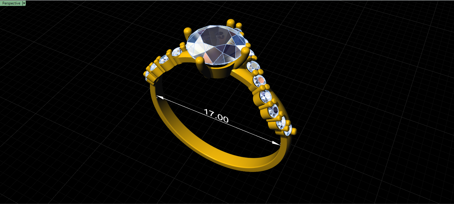 luxury engagement ring stl – sler006 luxury engagement ring stl – sler006
