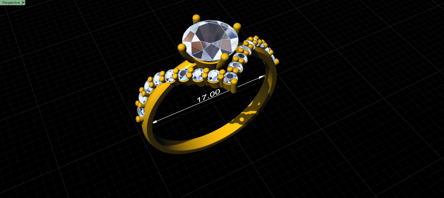 luxury engagement ring stl – sler006 luxury engagement ring stl – sler006