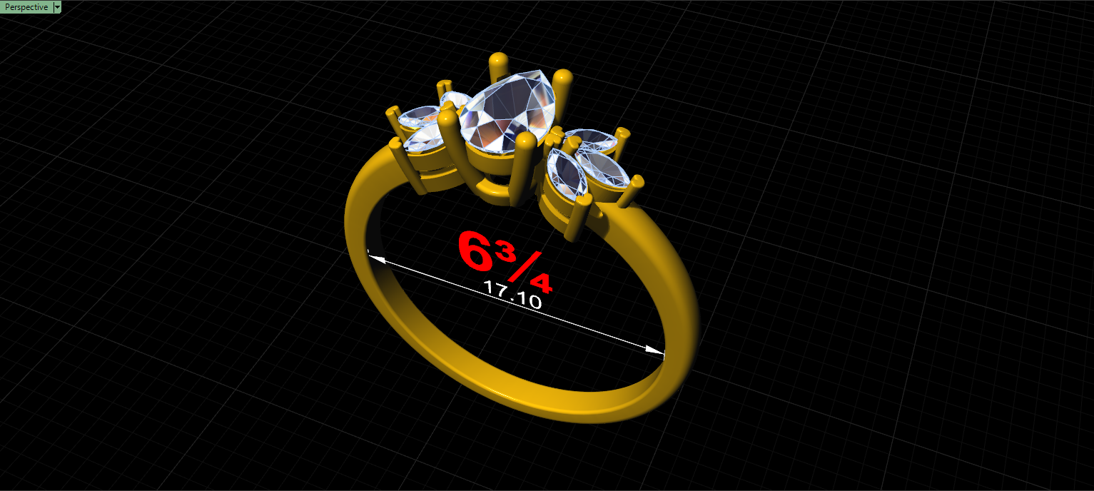 luxury engagement ring stl – sler008 luxury engagement ring stl – sler008