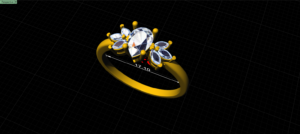 luxury engagement ring stl – sler008